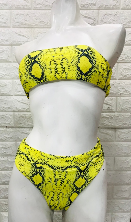 Bikini Strapless Con Dise O De Serpiente Alealon Cl Propuesta