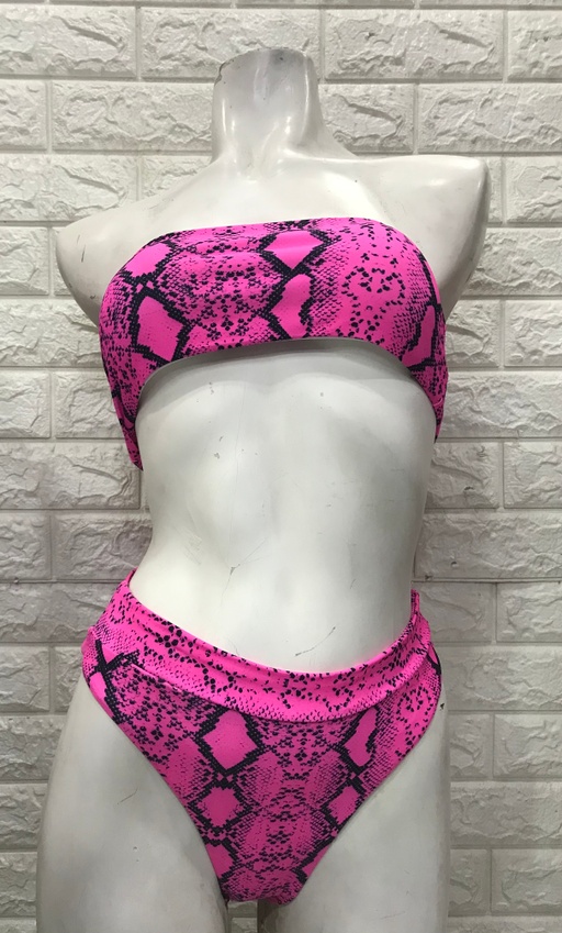 Bikini Strapless Con Dise O De Serpiente Alealon Cl Propuesta